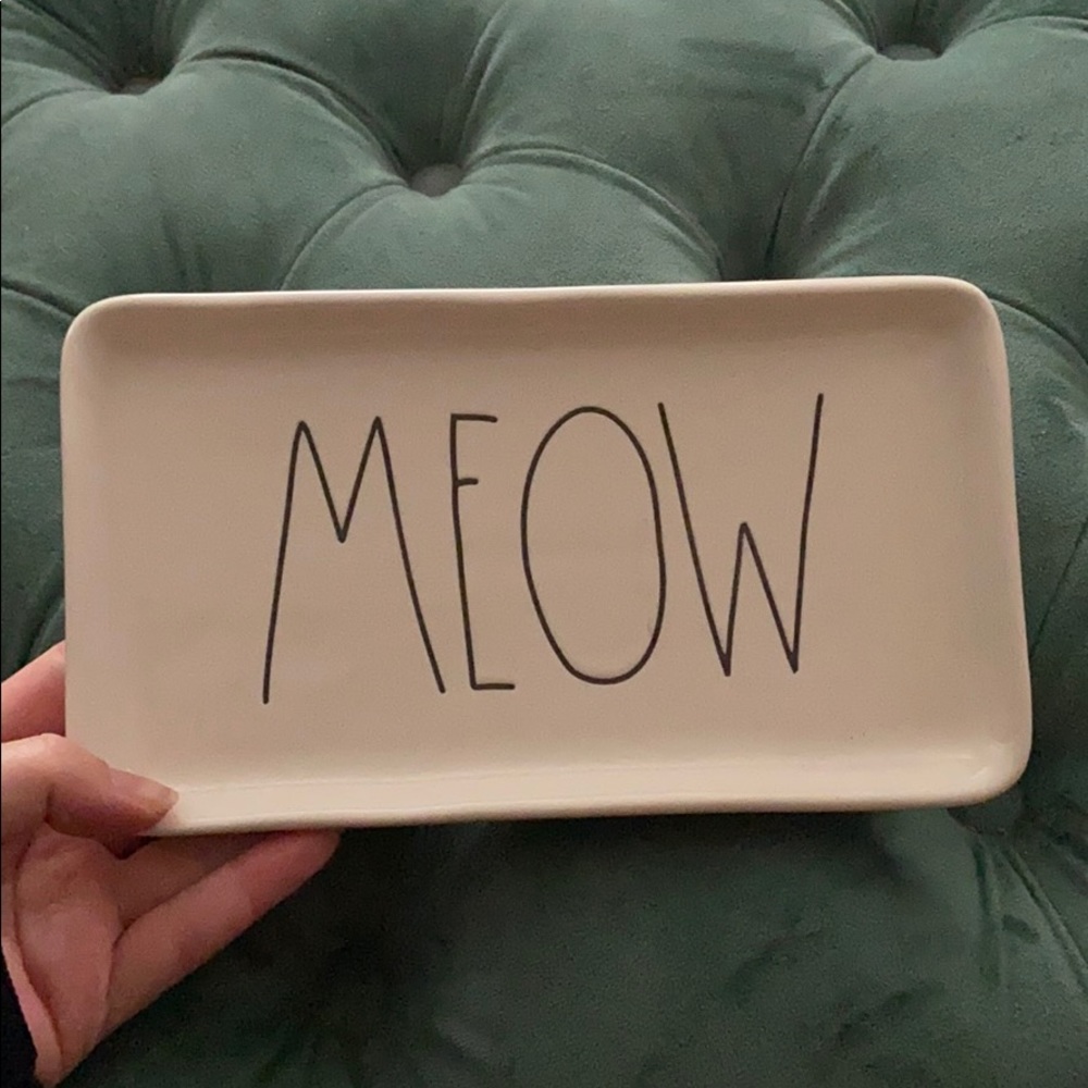 RAE DUNN MEOW DISH